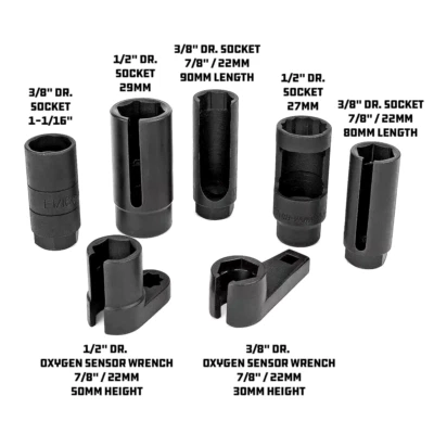 POWERBUILT 648992 7pc Piece Automotive Sensor Socket Kit - Image 1 of 2