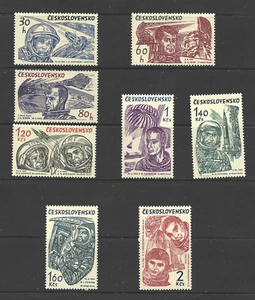 CZECHOSLOVAKIA - 1964 Space Exploration - MINT HINGED SET. - Picture 1 of 2