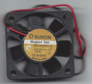 Koelventilator : Sunon type:GM1205PFV1-A - 12Vdc==1,1Watt. - Zdjęcie 1 z 1