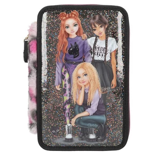 Top Model REBEL KITTY 3 Fach Federtasche gefüllt Federmäppchen Federmappe Mäppch - Bild 1 von 6