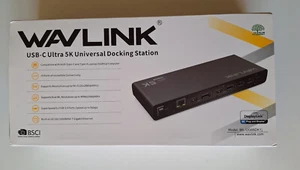 WAVLINK WL-UG69DK1 - USB-C Ultra 5K Universal Docking Station - Afbeelding 1 van 4