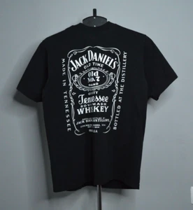 Jack Daniel’s Men’s Vintage Black Cotton T-Shirt – Size M - Picture 1 of 8