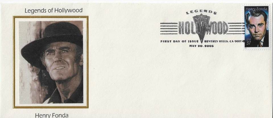 Unsigned Colorano  # 3911 Legends of Hollywood Henry Fonda # 10 envelope - Image 1 of 1