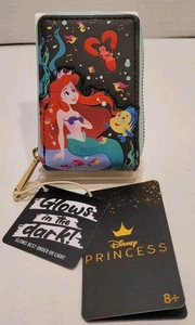 Loungefly The Little Mermaid 35th Anniversary Life is the Bubbles Accordion Zip - Picture 1 of 11