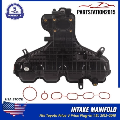 Se adapta a Toyota Prius V Prius enchufable 1,8 L 2012-2015 colector de admisión 17120-37050 Foto 1 de 4