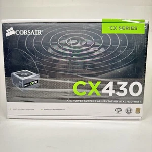 Corsair CX430 Power Supply 430W Bronze Model CP-9020046-NA New - Afbeelding 1 van 8