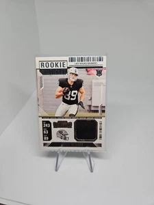 2024 Panini Contenders Rookie Ticket Swatches #RTS-BBS Brock Bowers (RC,MEM) - Bild 1 von 2