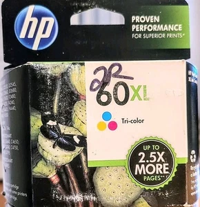 Cartucce inchiostro originali stampante HP 60XL 60 XL 1 tricolore nuove scatola - Foto 1 di 3