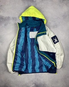 Chaqueta cortavientos vintage Helly Hansen Sailing para hombre talla L multicolor cremallera completa - Imagen 1 de 24