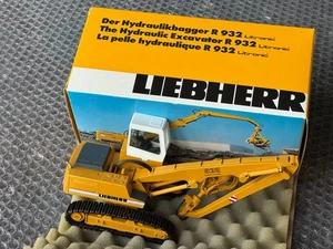 EXCAVADORA HIDRÁULICA CONRAD LIEBHERR R932 LITRONIC EXCAVADORA 1:50 EMBALAJE ORIGINAL NUEVA EN CAJA NUEVA - Imagen 1 de 4
