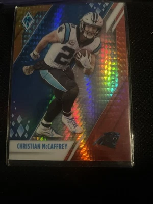 CHRISTIAN MCCAFFREY 2021 Phoenix FIRE BURST PRIZM REFRACTOR #18 - Image 1 of 2