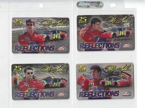 *1996 Finish Line - Jeff Gordon Telefonkarten - kompletter 4 Kartensatz - direkt auf Seiten * - Bild 1 von 1