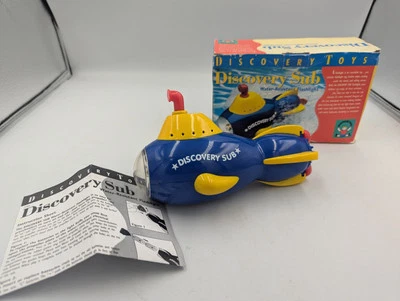 Discovery Toys Sub Submarine Water Resistant Flashlight Bathtub Toy Blue Yellow - Image 1 of 4