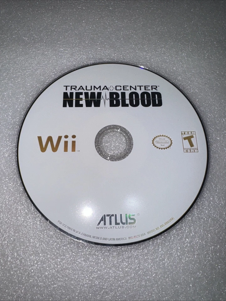 Trauma Center: New Blood (Nintendo Wii, 2007) **Disc Only** Working - Image 1 of 1