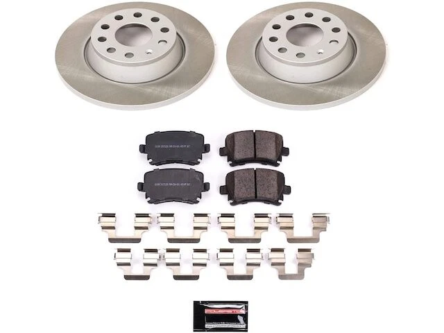 Kit Pastillas Freno Traseras y Rotor 88CCXS29 para Audi A3 Quattro 2006 2007 2008 2009 Foto 1 de 1
