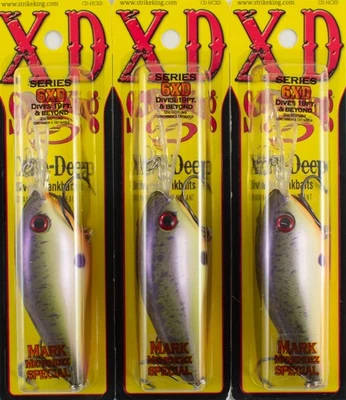 (LOT OF 3) STRIKE KING PRO MODEL SERIES 6XD 1OZ HC6XD-MM2 MOONGILL B8229 - Image 1 of 3