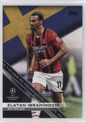2021-22 Topps UCL Collection Flags of Foundation Zlatan Ibrahimovic #14 - Image 1 of 3