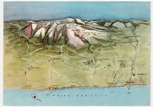 LA MAIELLA - CHIETI - POSTKARTE LANDKARTE - REISE 1970 -33147- - Bild 1 von 1