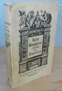 RARE AMERICANA - A Catalogue Books, Pamphlets & Manuscripts 1926 Henry Stevens - Bild 1 von 10
