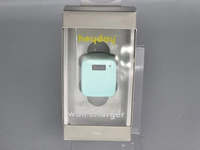 Настенное зарядное устройство heyday 12 Вт с одним портом — электрическое пурпурно-красное **НОВОЕ** - Изображение 1 из 3