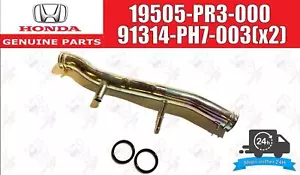 HONDA Genuine INTEGRA DC2 Type-R B18C Water Pump Connecting Pipe & Gasket OEM - Picture 1 of 13
