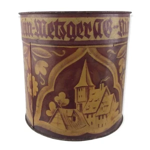 Heinrich Haeberlein Núremberg Alemania Gráfico Lata Castillos Iglesias De Colección - Imagen 1 de 10