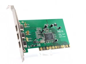 3-Port Firewire 1394 Card Ver:1.0A, AGERE FW323-06 1394A PCI - Picture 1 of 2