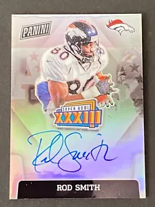 Rod Smith 2023 Donruss Super Bowl XXXIII Auto #SBXXXIII-RS - Bild 1 von 10