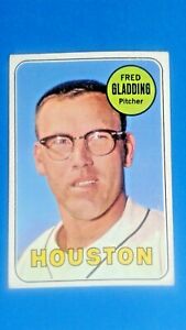 1969 Topps Baseball Fred Gladding Houston Astros Card # 58