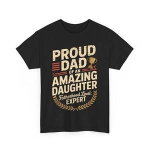 Awesome Like My Daughter Funny Dad Gift for Father's Day T-Shirt - Picture 1 of 9