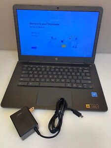 HP 14" Touchscreen Chromebook Intel Celeron N3350 32GB 4GB 14-CA061DX Grey