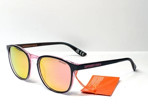 Superdry Sds Vintageneon 116 Damen Kunststoff schwarz pink Sonnenbrille Neu - Bild 1 von 6