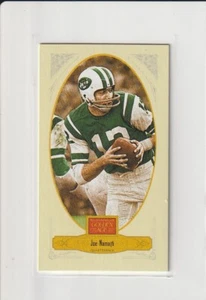 Joe Namath-New York Jets-2012 Golden Age Mini Broadleaf Brown Ink #92 - Picture 1 of 2