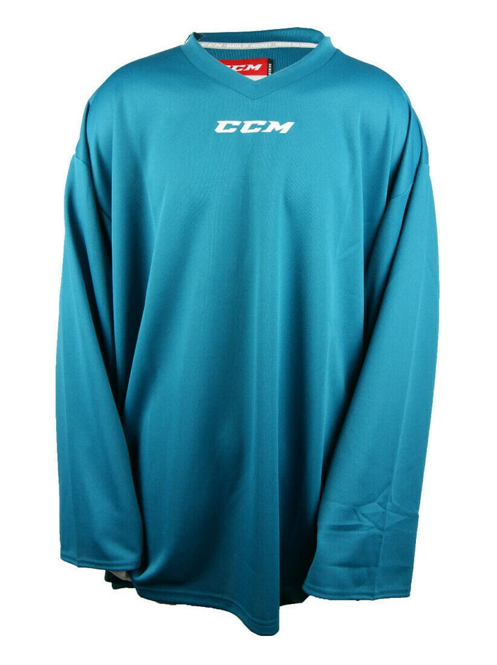 CCM Hockey Senior/Adult Turqouise Blue 5000 Practice Jersey