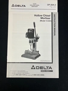 DELTA HOLLOW CHISEL MORTISER 14-651 ORIGINAL OWNER'S MANUAL & PARTS LIST, 2003 - Imagen 1 de 2