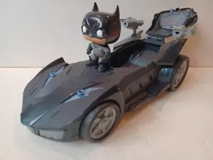 Mattel 2018 DC Comics Batmobile Toy Batman Car  RARE WITH 2 GUNS 15" + Batman - Picture 1 of 5