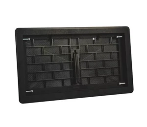 16 in. x 8 in. ABS Plastic Replacement Manual Foundation Vent in Brown - 8 pack - Picture 1 of 3
