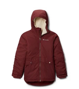 Columbia Youth Mädchen Porteau Cove Mid Jacke, Marsala Red Heather - M - Bild 1 von 3