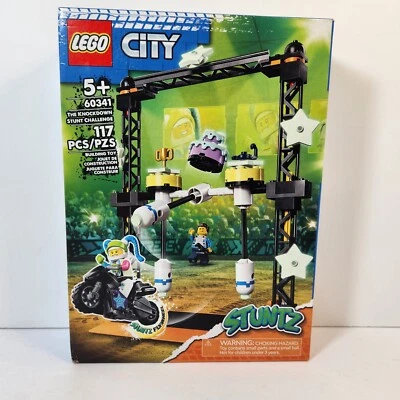 LEGO City Stuntz The Knockdown Stunt Challenge 60341 Kids Minifigure New Sealed - Image 1 of 4