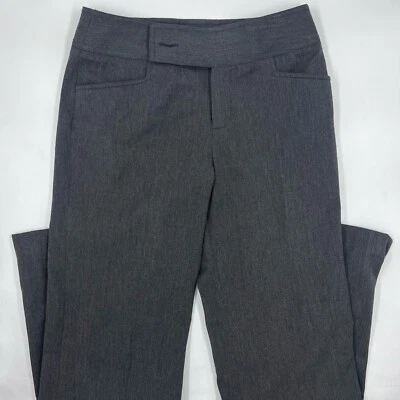 Nine West Womens Gray Dress Pants Size 4 Viscose Blend Stretch Slim Straight Leg - Image 1 of 4
