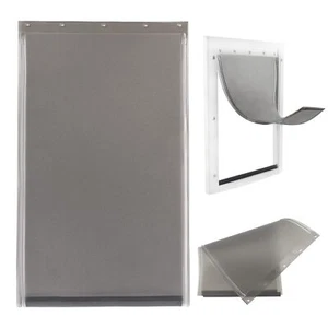 Large Dog Door Flaps Compatible, Easy to Install Replace, Durable&Reduce Nois... - Picture 1 of 7