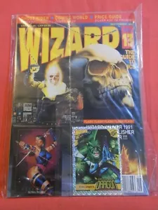 WIZARD: The Guide to Comics #13 - Ghostrider Polybagged w/ trading cards (1991) - Picture 1 of 3