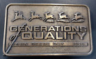 John Deere Generations of Quality Belt Buckle