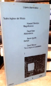 Teatro Inglese Del Rifiuto vol.1 - H. Brenton D. Hare B. Keeffe D. Mercer - Imagen 1 de 2