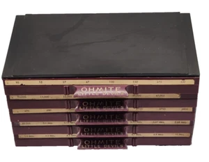 Vintage OHMITE "Little Devils" Resistor 5 Drawer Cabinet W/ Resistors - Picture 1 of 11