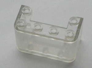 LEGO Trans-Clear Windscreen 2x4x2 Vertical Ref 4594 Set 6662 6686 7823 6366 1472 - Picture 1 of 1