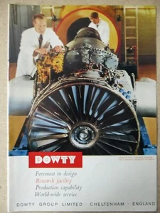 10/1965 PUB DOWTY KRAFTSTOFFSTEUERUNGSSYSTEM BRISTOL SIDDELEY PEGASUS MOTOR ANZEIGE - Bild 1 von 1