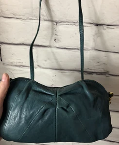 Bolso bandolera pequeño De.De verde azulado - Imagen 1 de 6