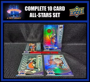 2021 Upper Deck Space Jam A New Legacy Complete 10 Card Tune Squad All-Stars Set - Picture 1 of 1