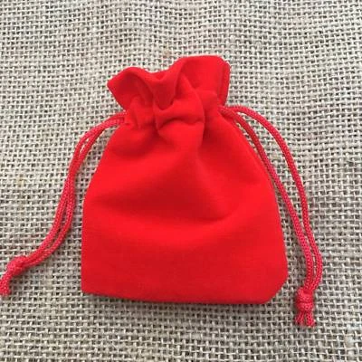 Bolsas de veludo multicoloridas joias festa de casamento presentes bolsas de cordão  - Imagem 1 de 4